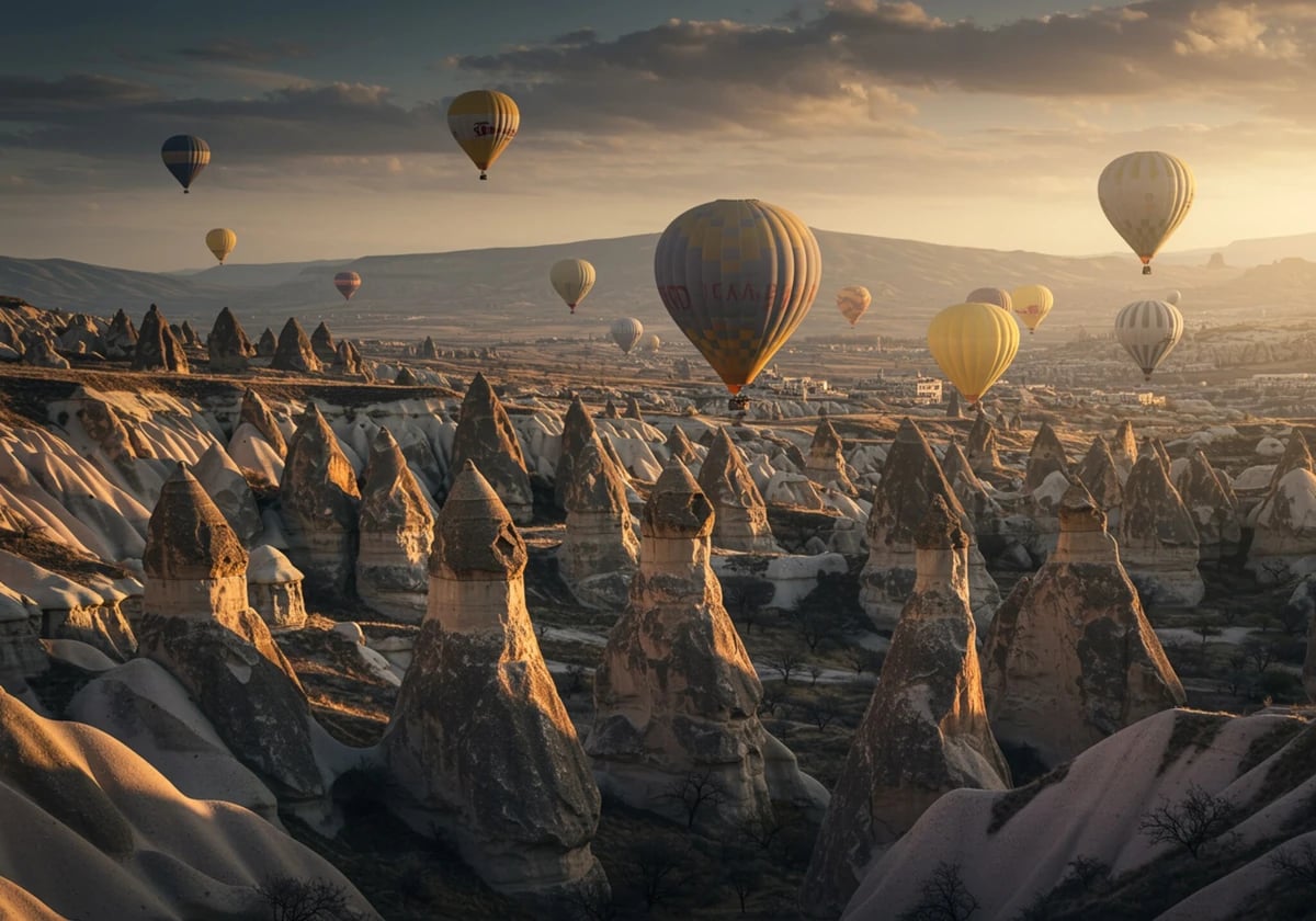Cappadocia (via Kayseri or Nevşehir)