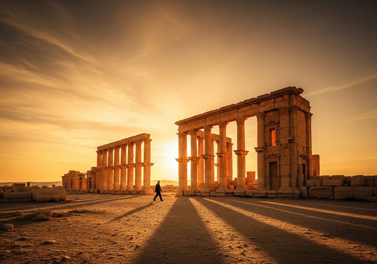 Palmyra (via Homs)