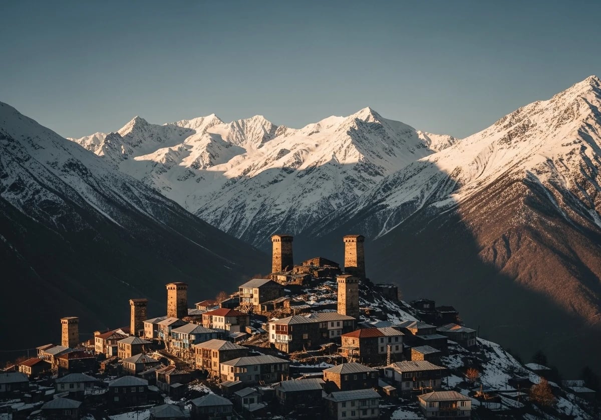 Svaneti region (via Kutaisi)