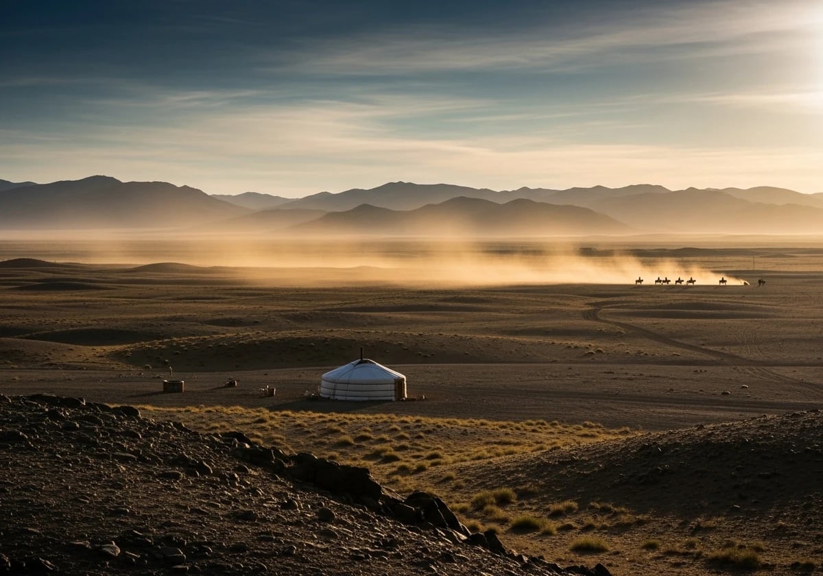 Deserto del Gobi (base a Dalanzadgad)