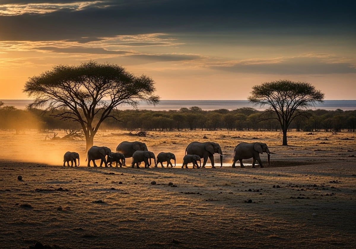 Etosha National Park (via Windhoek)